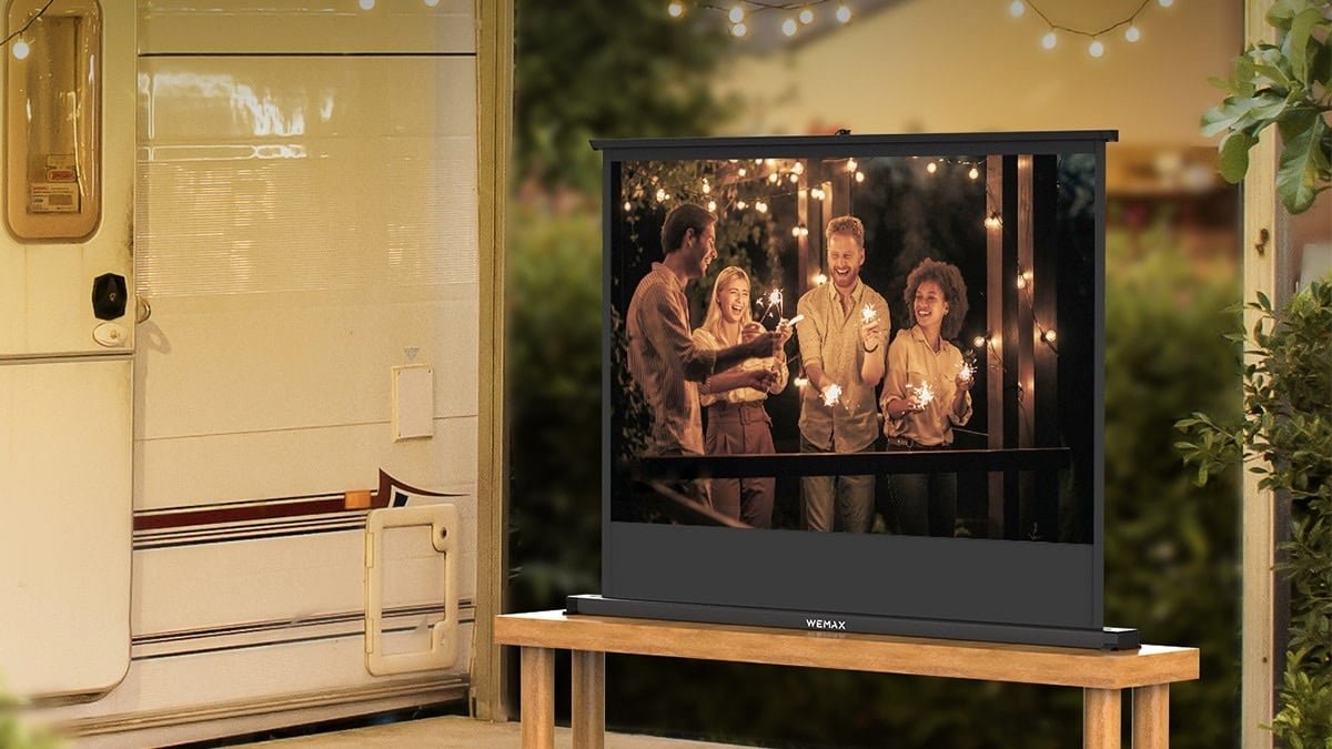 Snag this sweet deal on a projector and screen home theater bundle – over 50% off!