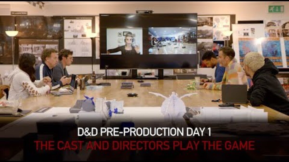 Watch the ‘Dungeons and Dragons: Honor Among Thieves’ crew get their game on!