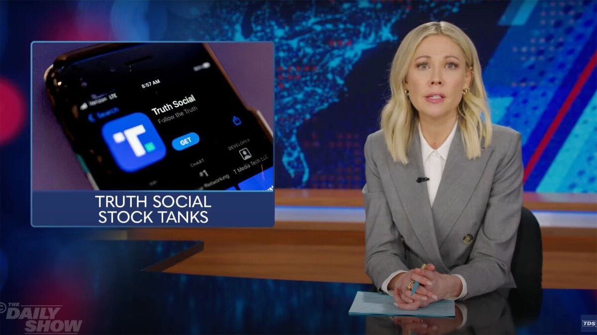 ‘Daily Show’ ridicules Trump for Truth Social stock crash