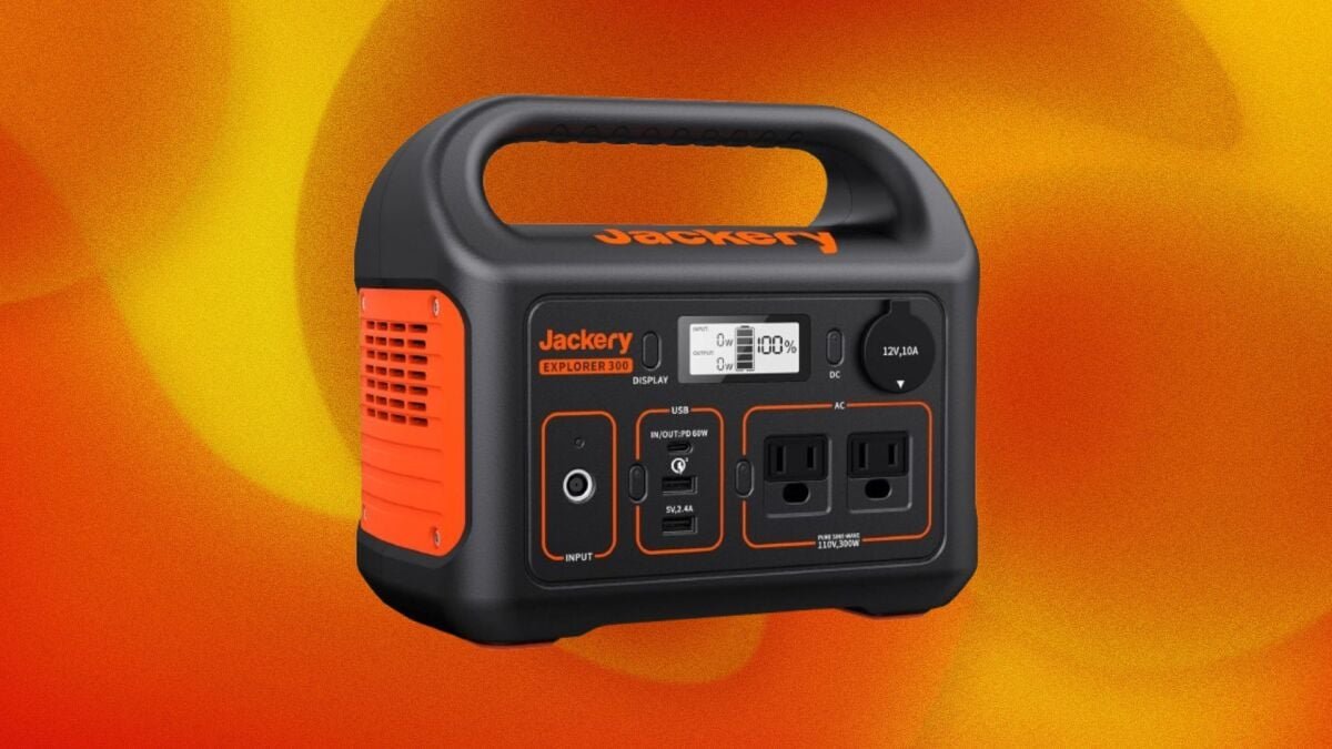 Seize the Jackery Explorer 300 power station with $90 off and ensure continuous charging on the move