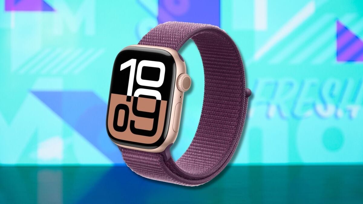 The Apple Watch Series 10 (GPS, 42mm) is now back under $300!