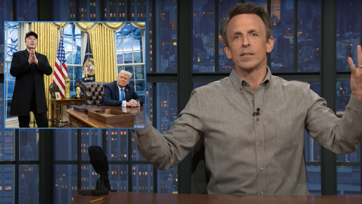 Seth Meyers Digs Into the Musk-Trump Social Media Feud
