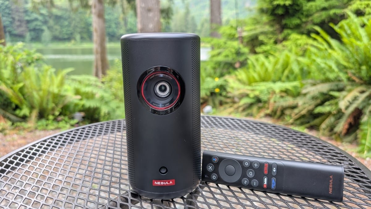Anker Nebula Capsule 3 Laser Mini Projector: Perfect for Weekend Getaways and Backyard Movie Nights