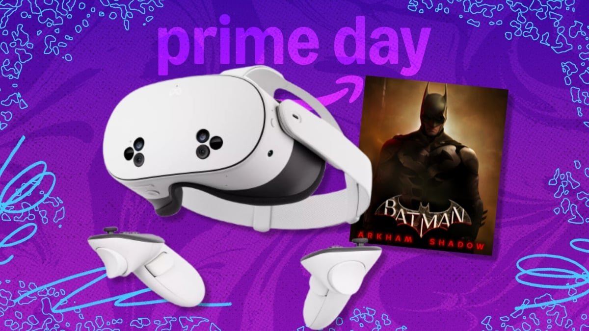 Meta Quest 3S bundle com Batman: Arkham Shadow cai para $329 no Prime Day.
