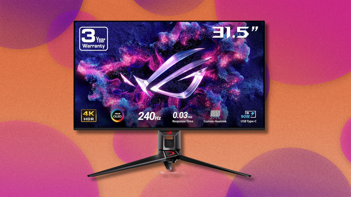 ASUS ROG Swift gaming monitor offers immersive features at Amazon for the lowest price ever