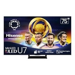 75" Hisense U7 Series 4K Mini-LED ULED Google Smart TV (2025 Model)