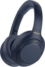 Sony WH-1000XM4 headphones in blue