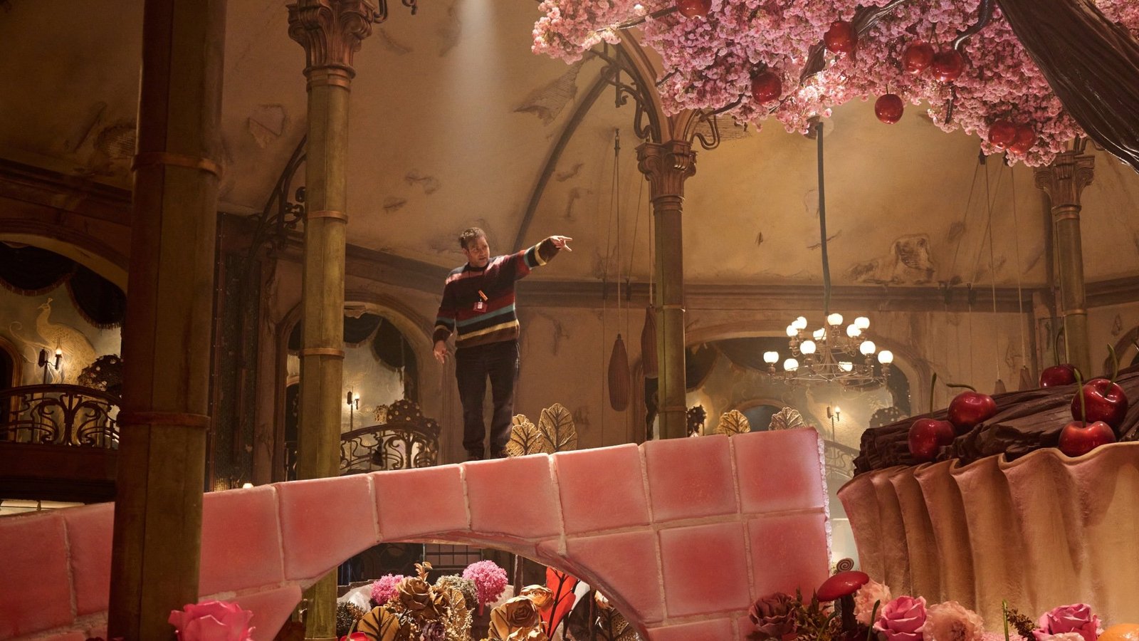 Paul King on the set of "Wonka."