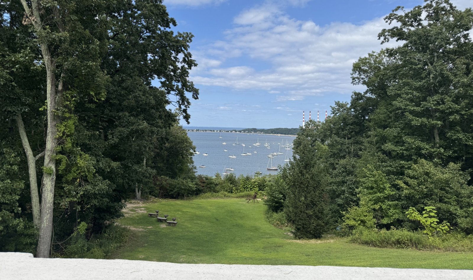 iPhone 15 Pro Max shot of Northport Bay in New York