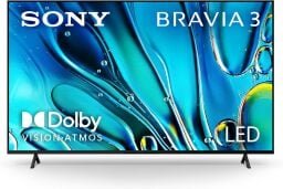 sony 65-inch 4k bravia 3 led smart tv against a white background