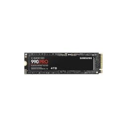 Samsung 990 PRO 4TB PCIe 4.0 SSD on a white background