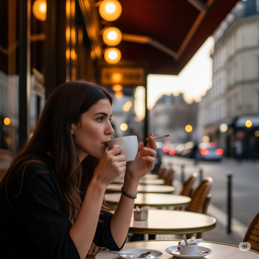 images-25-fit_lim-size_376x Woman drinking coffee at Paris cafe