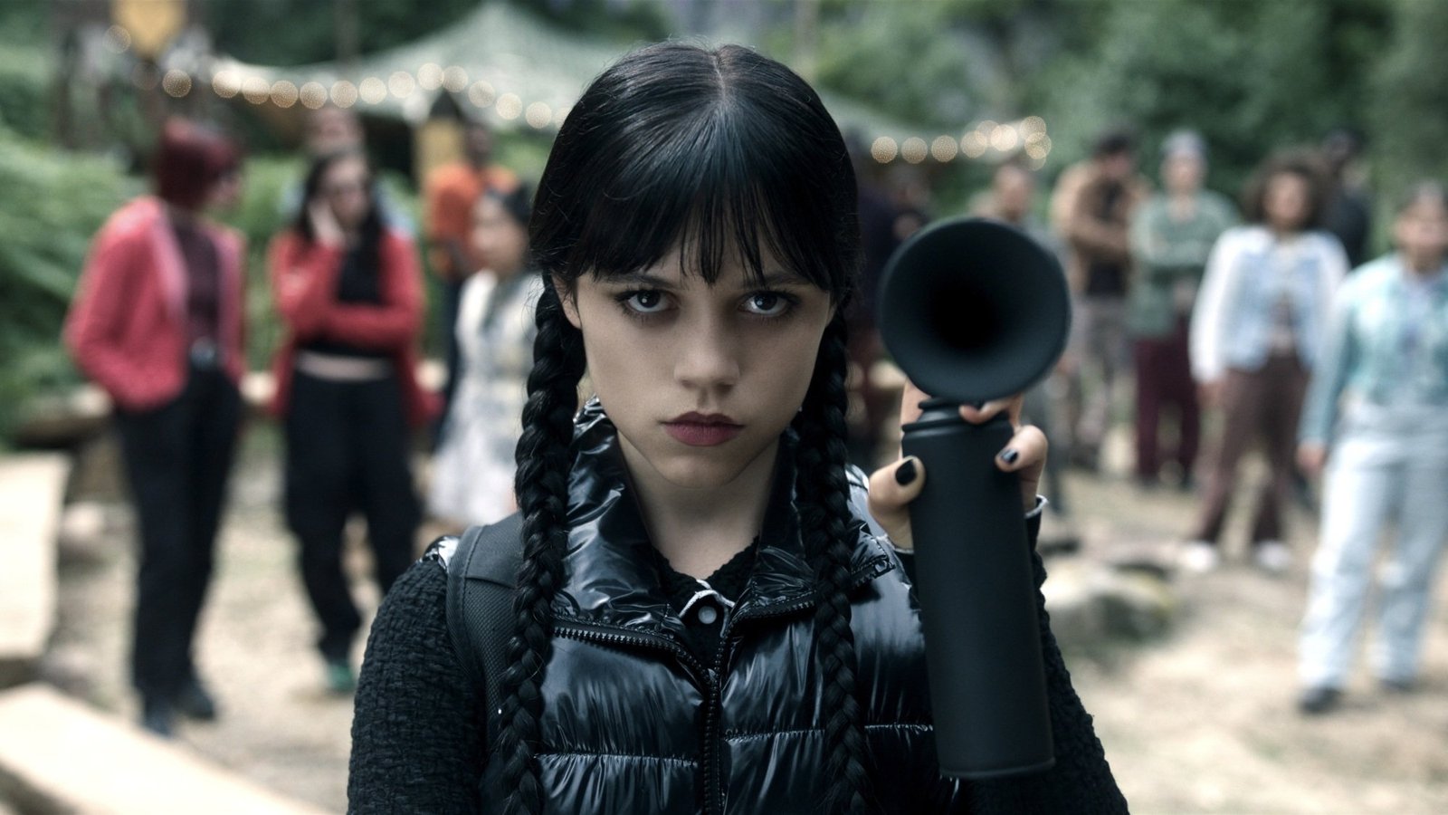 Jenna Ortega in "Wednesday."