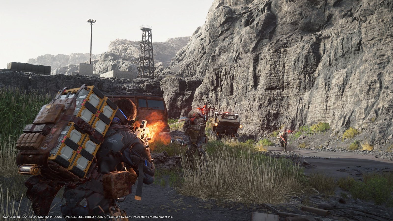 Combat screenshot in Death Stranding 2