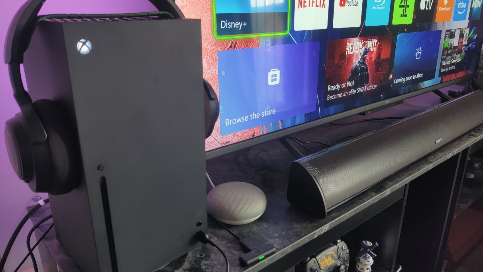 images-5-fill_-size_2000x1125-v1753272697 The SteelSeries Arctis Nova 7X connected to an Xbox Series X connected via dongle and the USB adapter