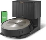 iRobot Roomba j9+ with self-empty dock and cell phone